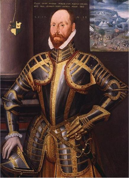 unknow artist Portrait of John Farnham, Gentleman-Pensioner to Elizabeth I of England oil painting image